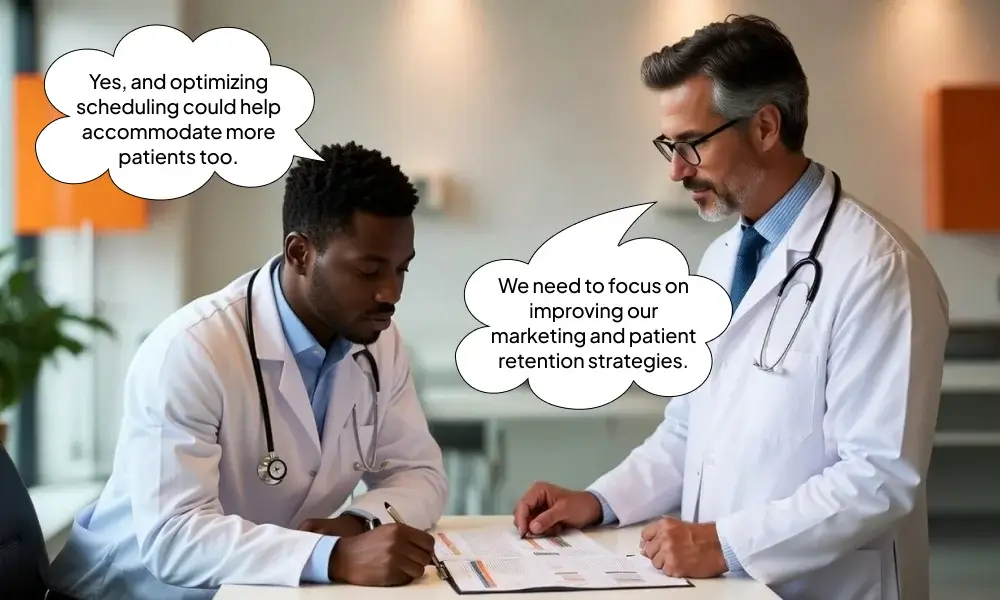 doctors-discussing-strategies-for-improving-patient-volume-in-their-clinic