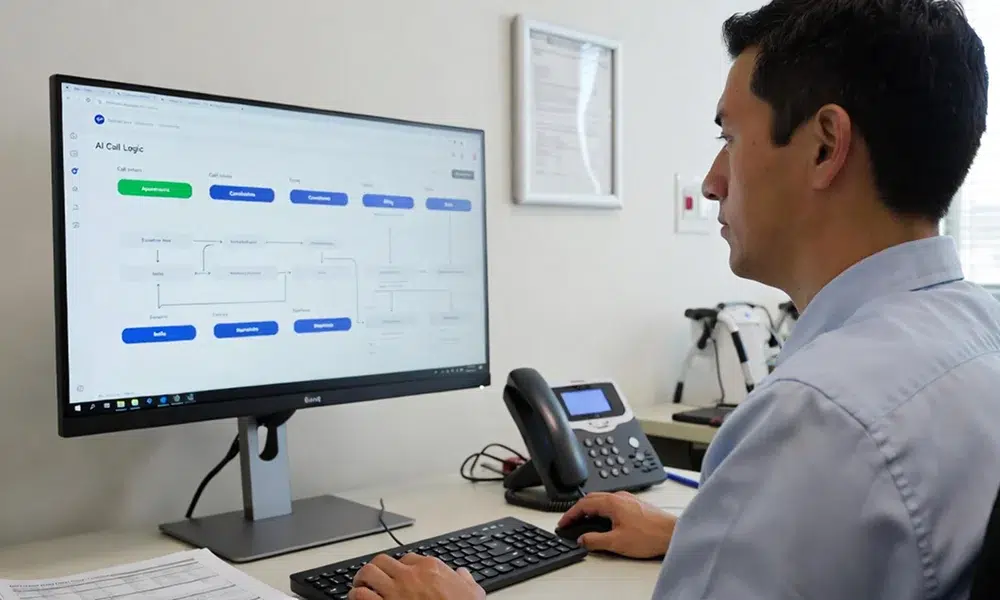 configure-and-train-the-ai-logic-to-automate-front-desk-calls