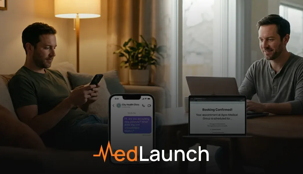 GP clinic Instagram DMs