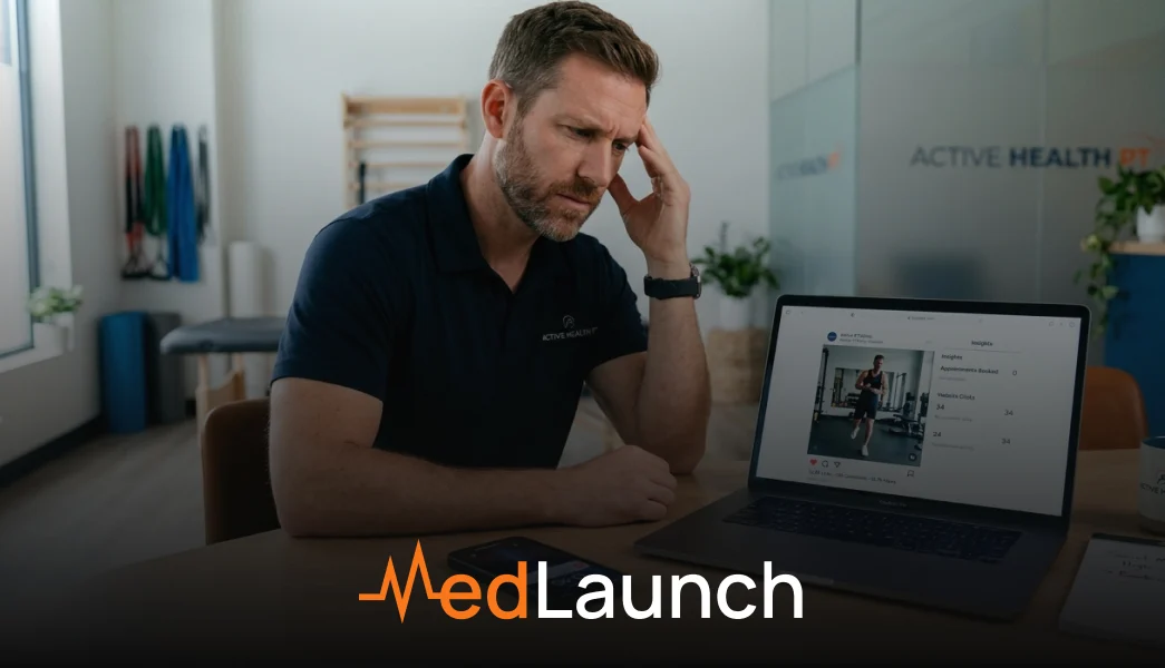 physical therapy Instagram bookings