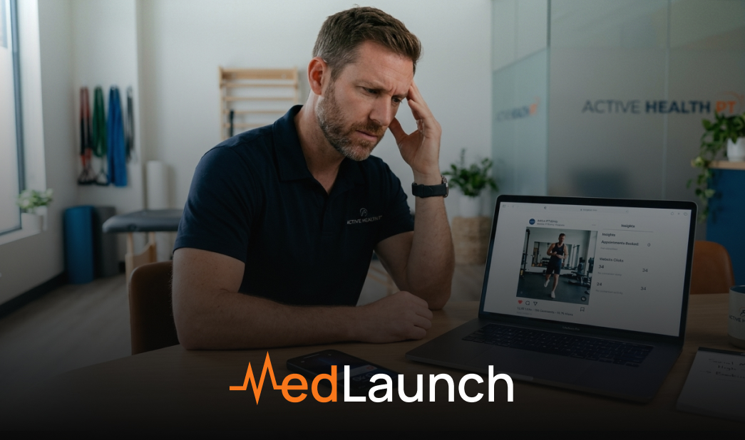 physical therapy Instagram bookings