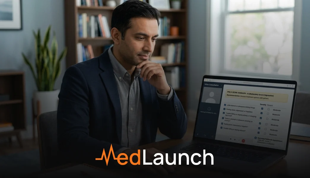 AI PHQ-9 telehealth screening