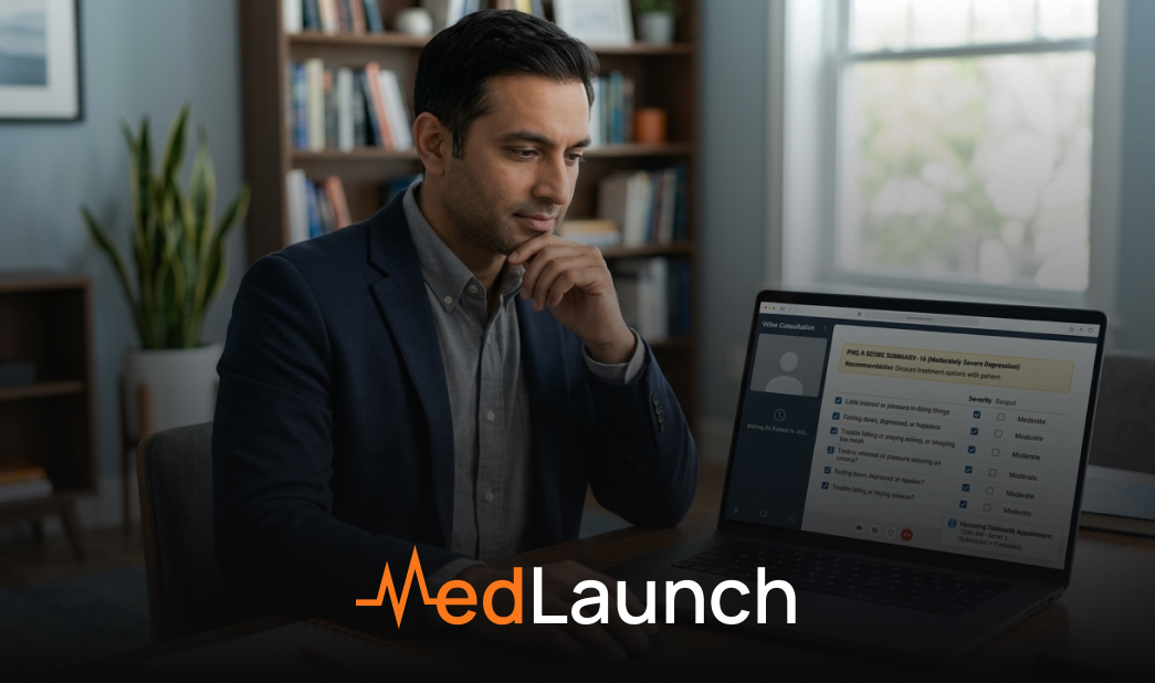 AI PHQ-9 telehealth screening
